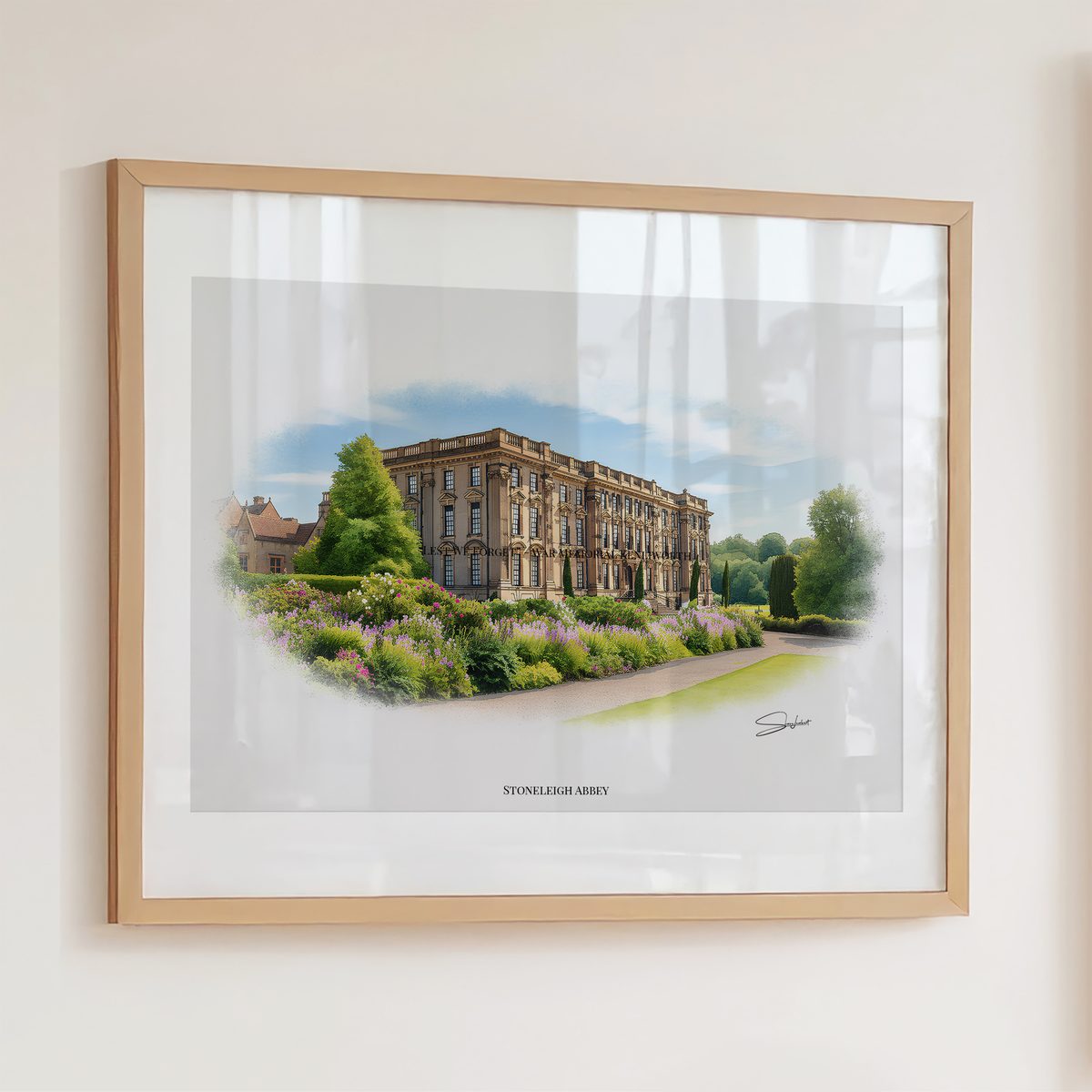 Locations and landmarks artwork — Stoneleigh Abbey
